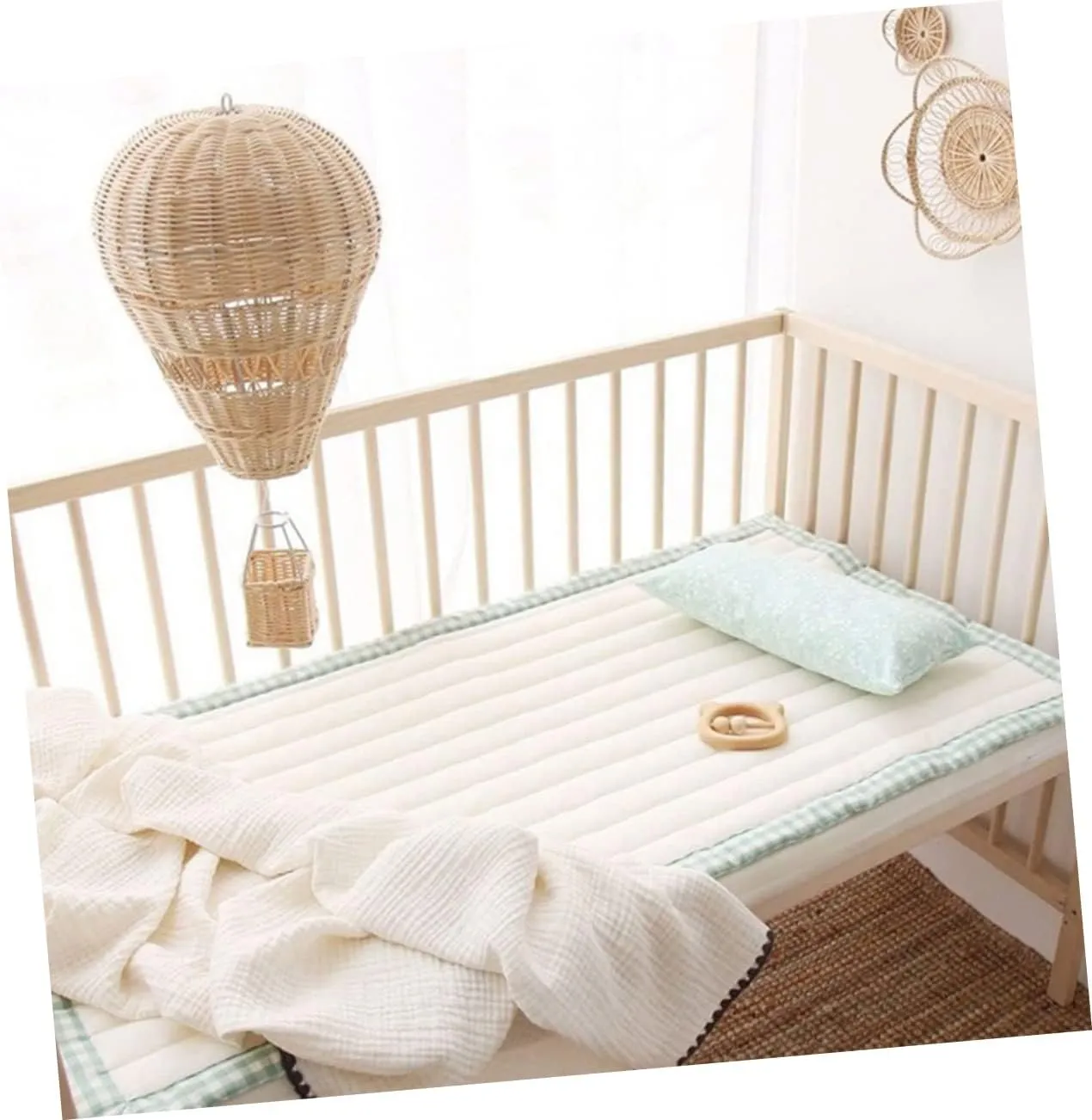 Toyvian 2pcs Rattan Hot Air Balloon Rattan Hot Air Balloon Decor Hot Air Ballons Decoration Baseball Balloon Garland Rattan Woven Wall Decor Decorative Hot Air Balloon Woven Rattan Craft