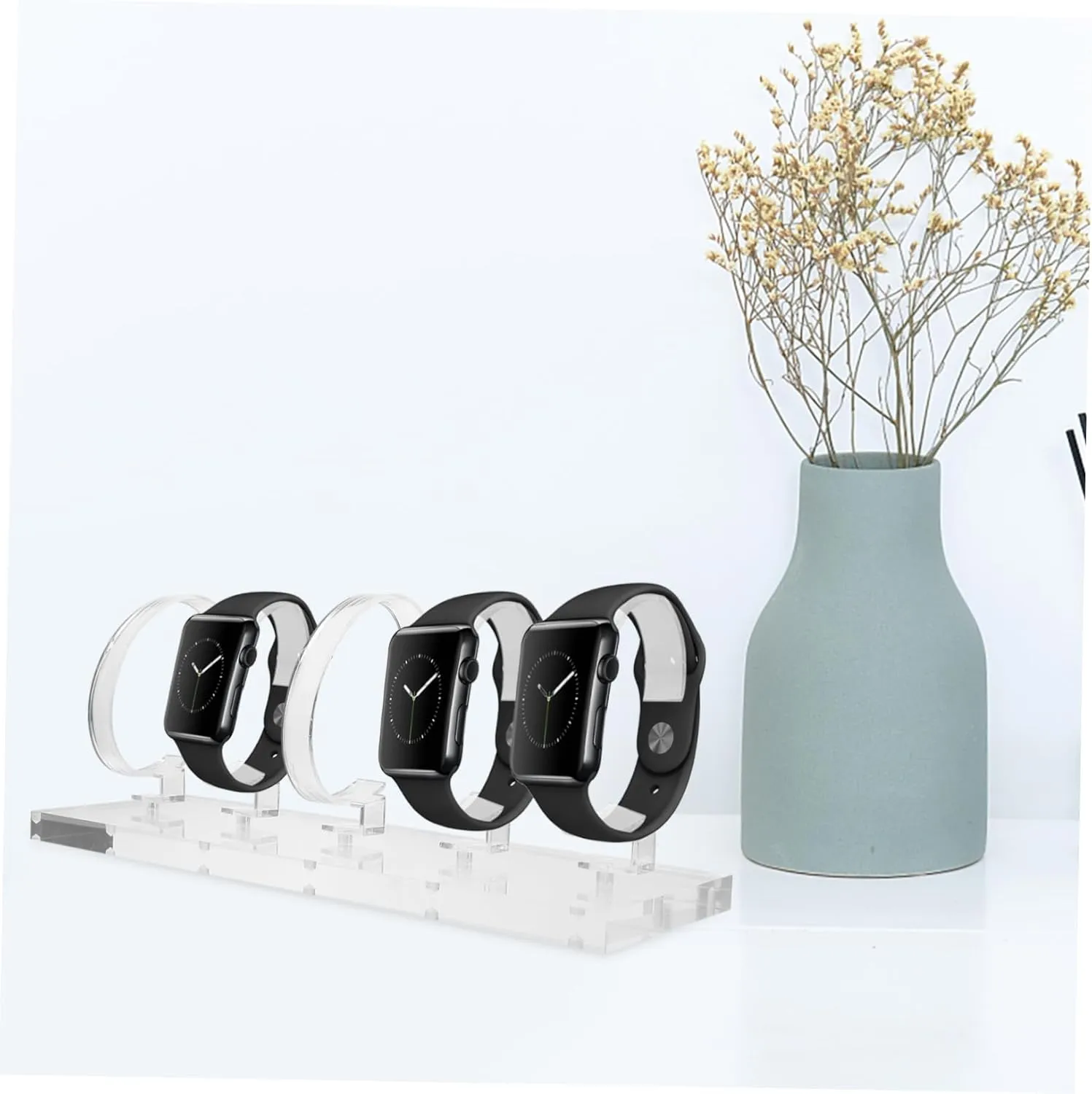 Transparent Watch Display Stand Position Jewelry Holder for Organizing Wrist Watches Bangles and Accessories for Home Retail and Giving
