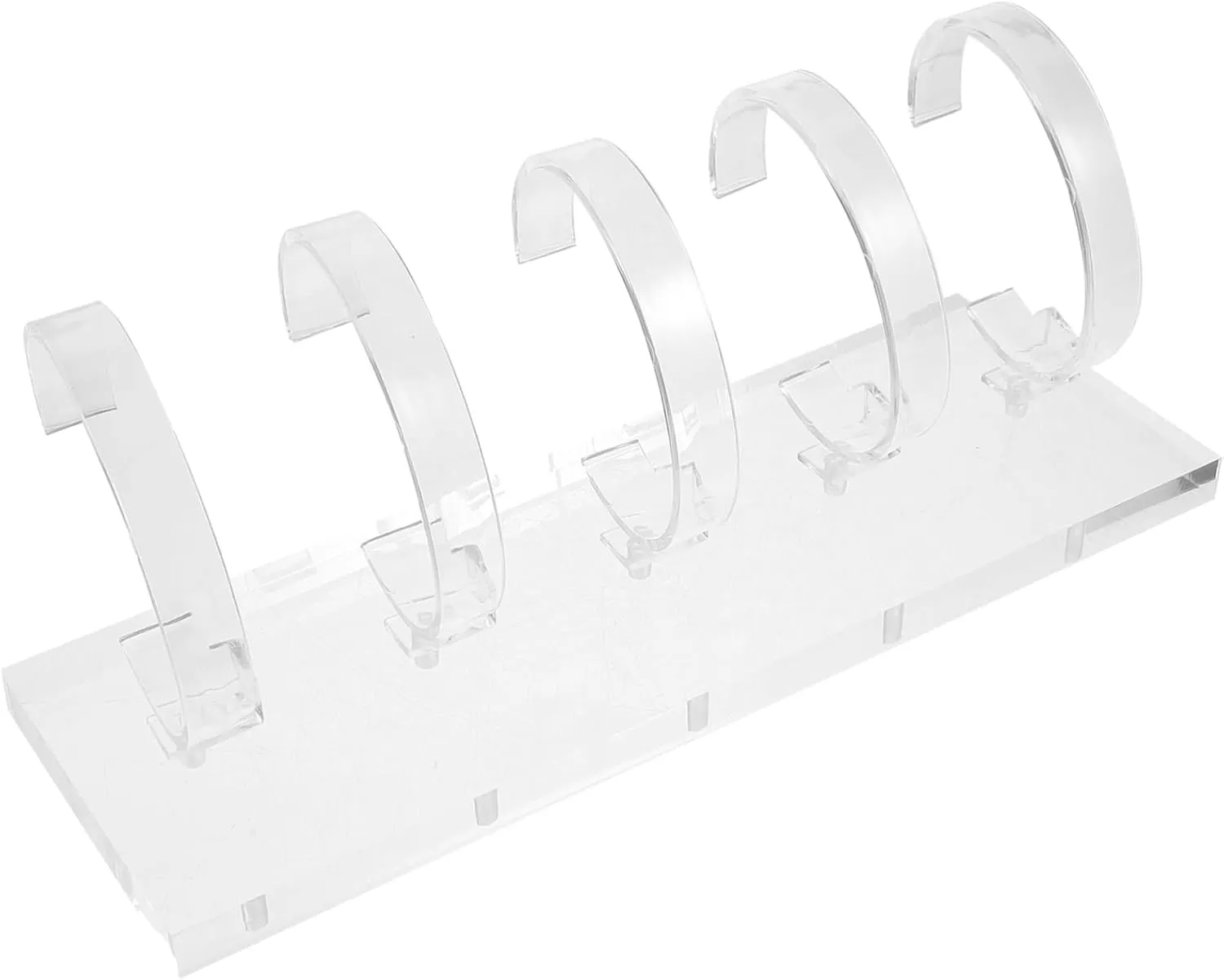 Transparent Watch Display Stand Position Jewelry Holder for Organizing Wrist Watches Bangles and Accessories for Home Retail and Giving