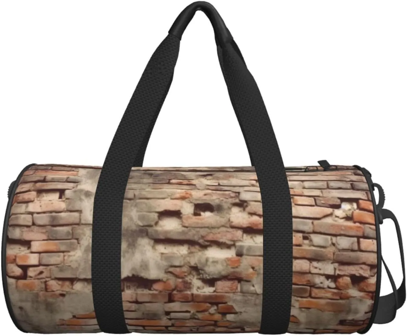 Travel Duffle Bag Weekender Bags For Men Women With Shoe Compartment Large Capacity Weekender Overnight Bag Ancient Worn Brick Wall Carry On Tote Bags Sport Gym Bag For Travel Yoga