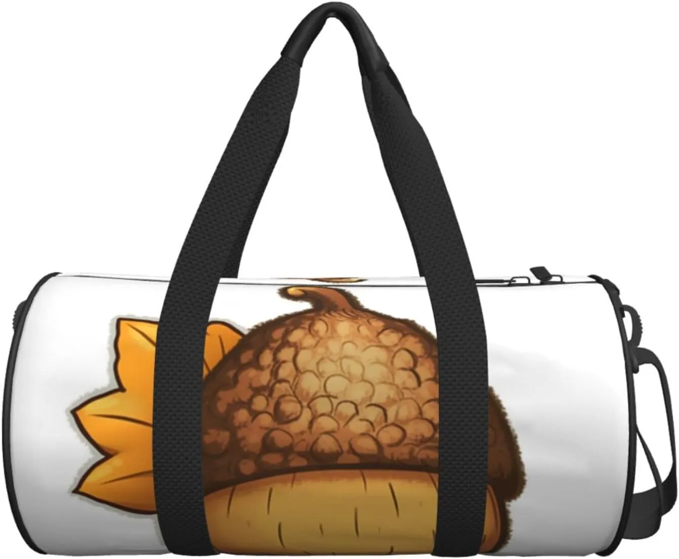 Travel Duffle Bag Weekender Bags for Men Women with Shoe Compartment Large Capacity Weekender Overnight Bag Cartoon Acorn Carry On Tote Bags Sport Gym Bag for Travel Yoga