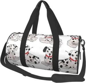 Travel Duffle Bag Weekender Bags For Men Women With Shoe Compartment Large Capacity Weekender Overnight Bag Cute Dalmatian Carry On Tote Bags Sport Gym Bag For Travel Yoga