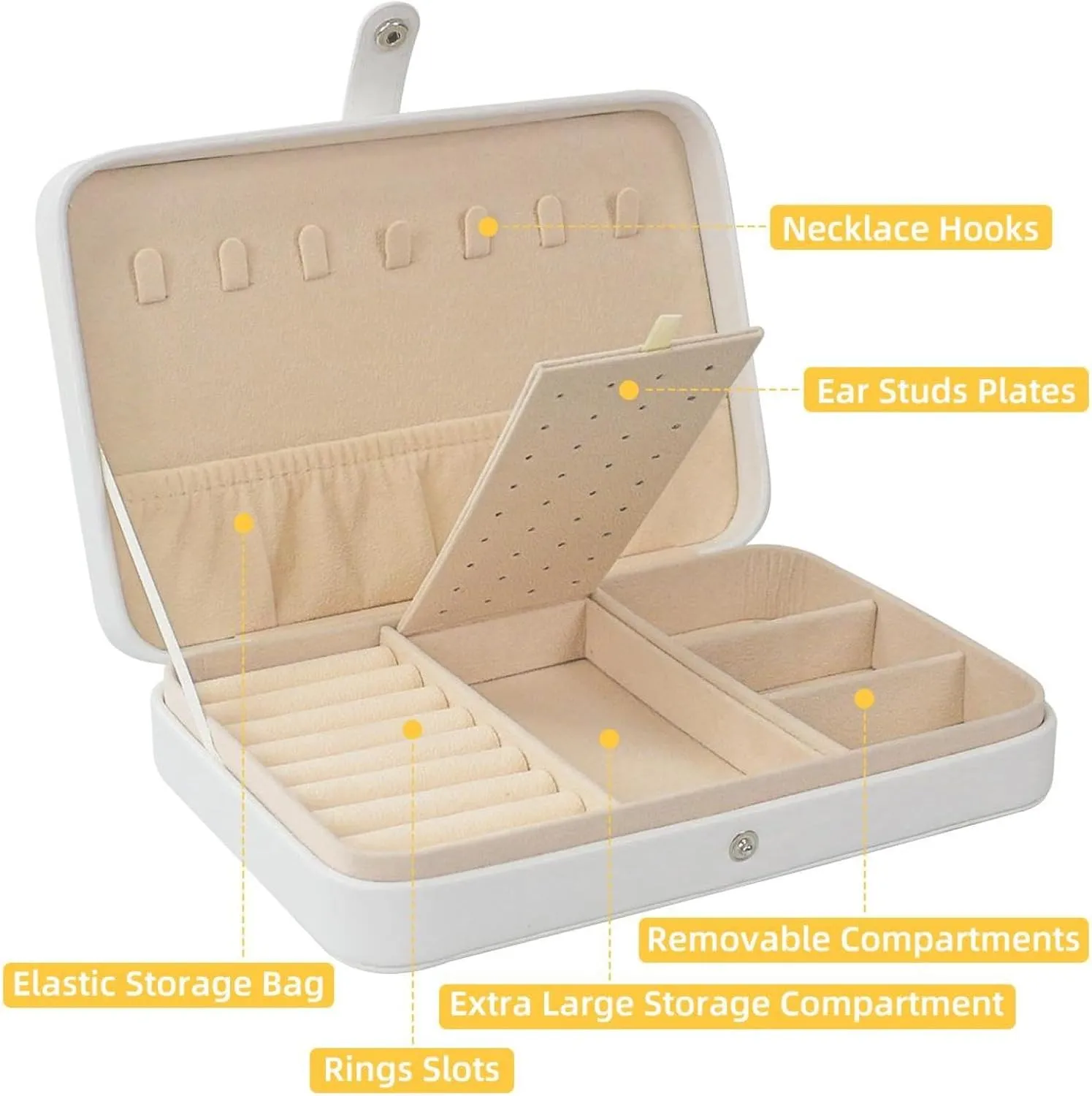 Travel Jewelry Box for Women Girls, Racing Cars Pattern Jewelry Organizer Case for Necklace, Stud Earrings, Ring, Bracelets Storage Boxes