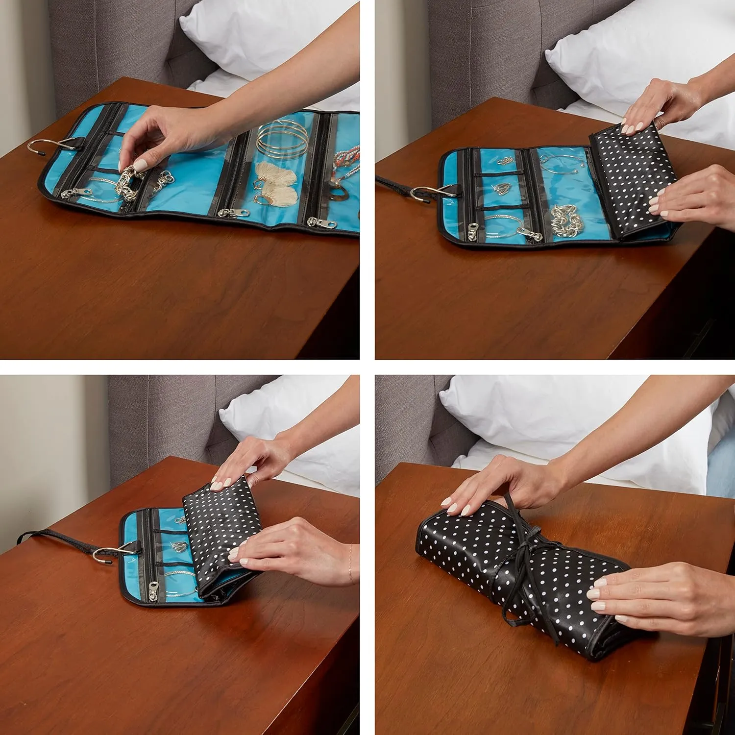 Travel Smart by Conair Jewelry Roll Bag