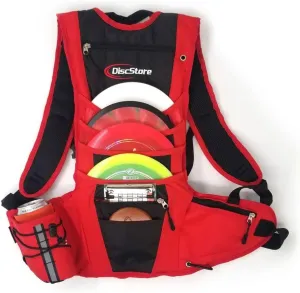 Trekker Disc Golf Backpack - Padded Disc Bags for Discs & Accessories, Frisbee Golf Set, Storage Bag, Water Bladder Ready