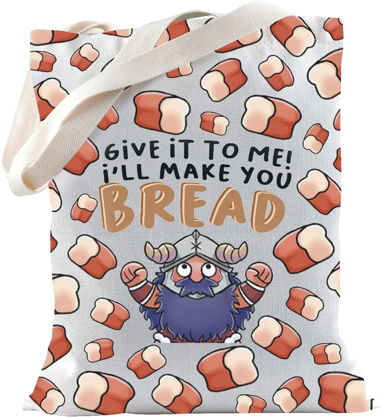 TSOTMO Cartoon Merch Tote Bag Bread Shoulder Bag Meshi Gift for Anime Fans Dwarf Cooking Gift