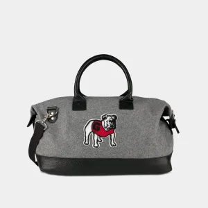 UGA "Standing Dog" Weekender Duffle in Gray