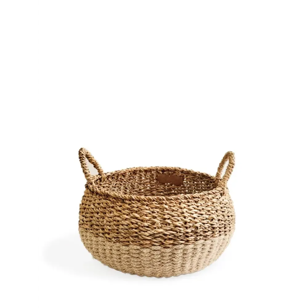 Ula Floor Baskets by Fair Trade Artisans in Natural Style