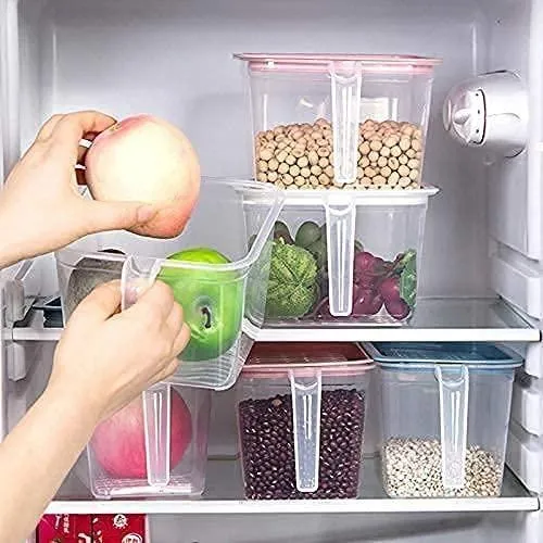 Unbreakable Kitchen Storage Basket for Fruits & Vegetables - 1000 ml (Pack of 6, Blue)