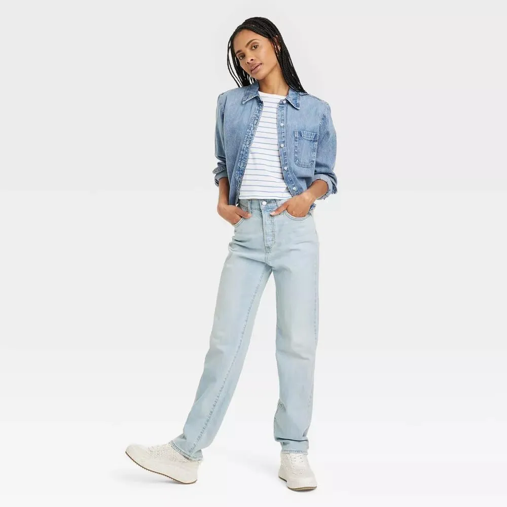 Universal Thread Women's High-Rise 90's Straight Jeans -