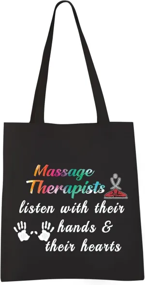 VAMSII Massage Therapist Gift Tote Bag - Massage Therapy Supplies - Masseuse & Massagist Gift