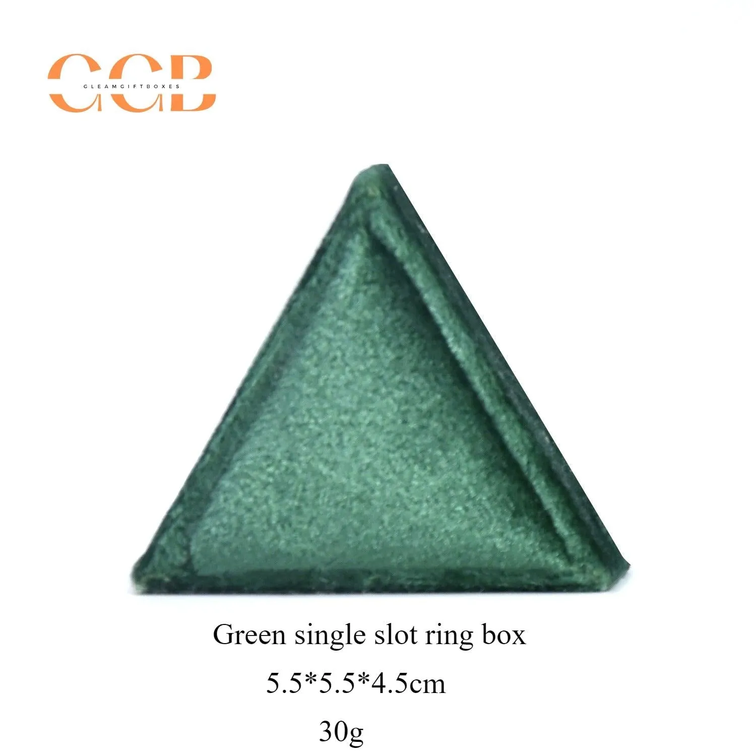 Variety Color Triangle Velvet Ring Box