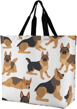 Various Type of Fishing Baits Tote Bag for Women Reusable Grocery Shoulder Bags Shopping Bag for Travel, Groceries