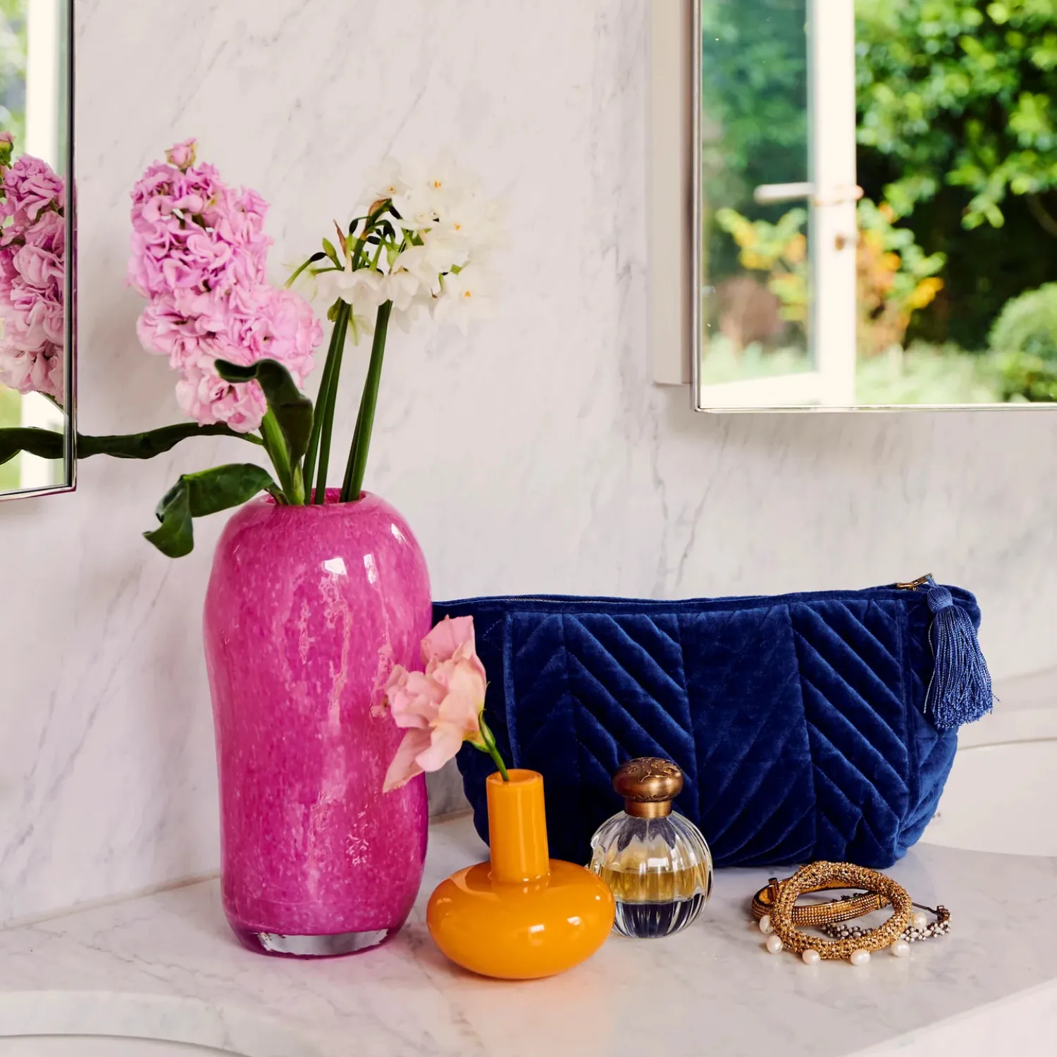 Velvet Toiletry Bag | Ocean Dreamer