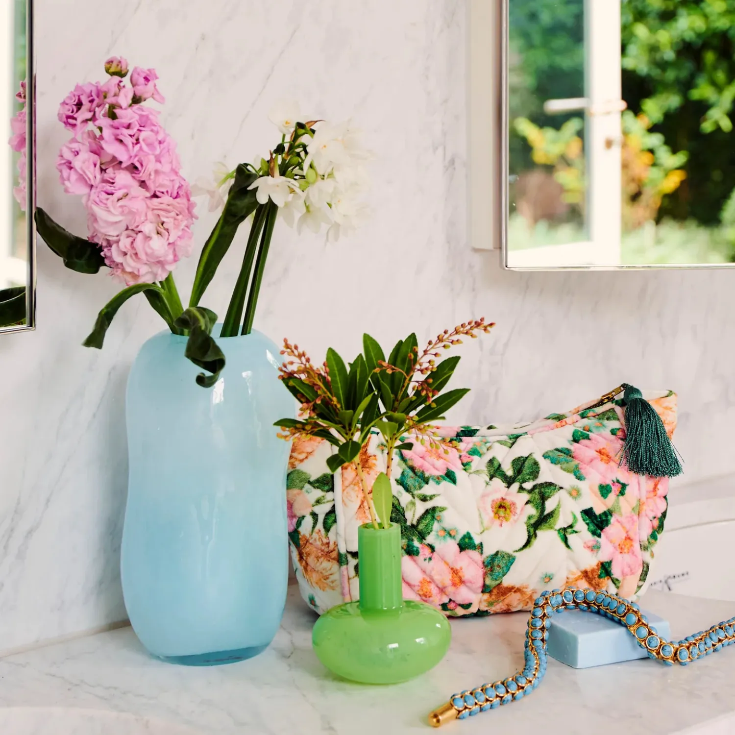 Velvet Toiletry Bag | Sunday Stroll