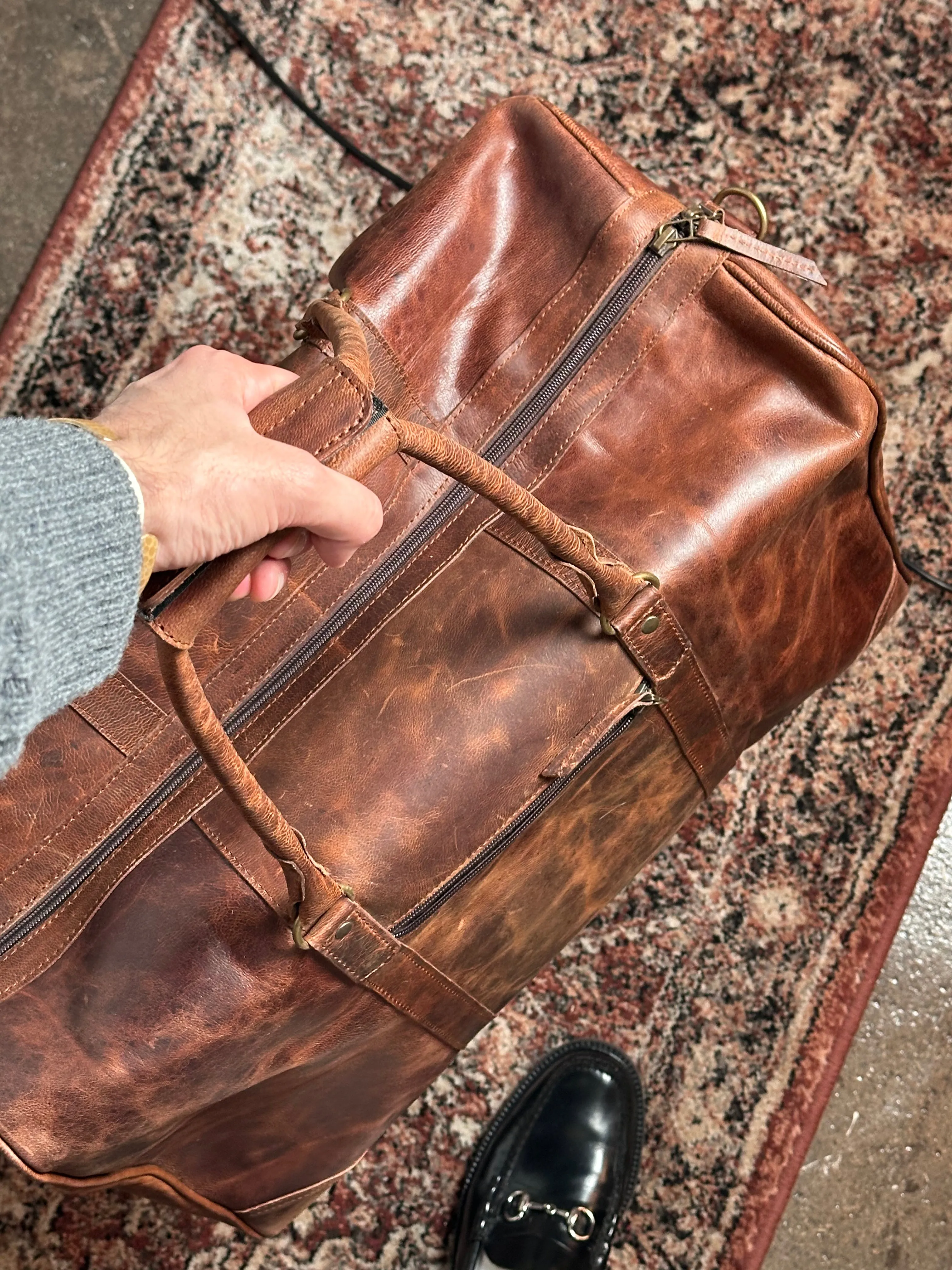 Vintage Crazy Horse Duffle Bag
