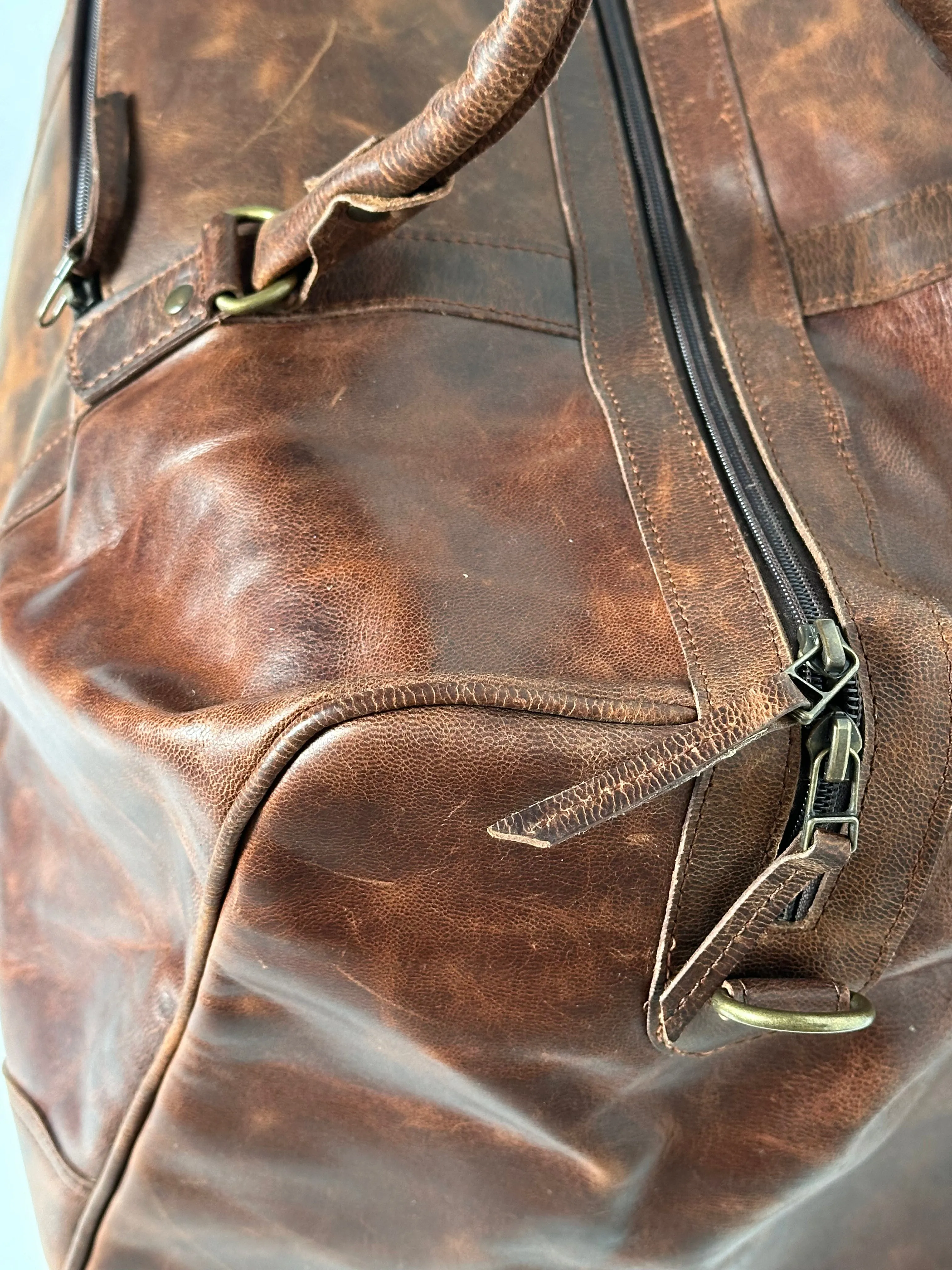 Vintage Crazy Horse Duffle Bag