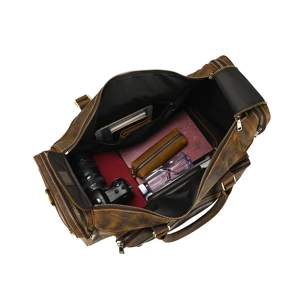 Vintage Crazy Horse Weekend Duffle