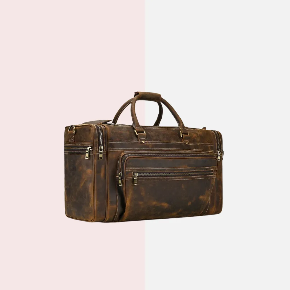Vintage Crazy Horse Weekend Duffle