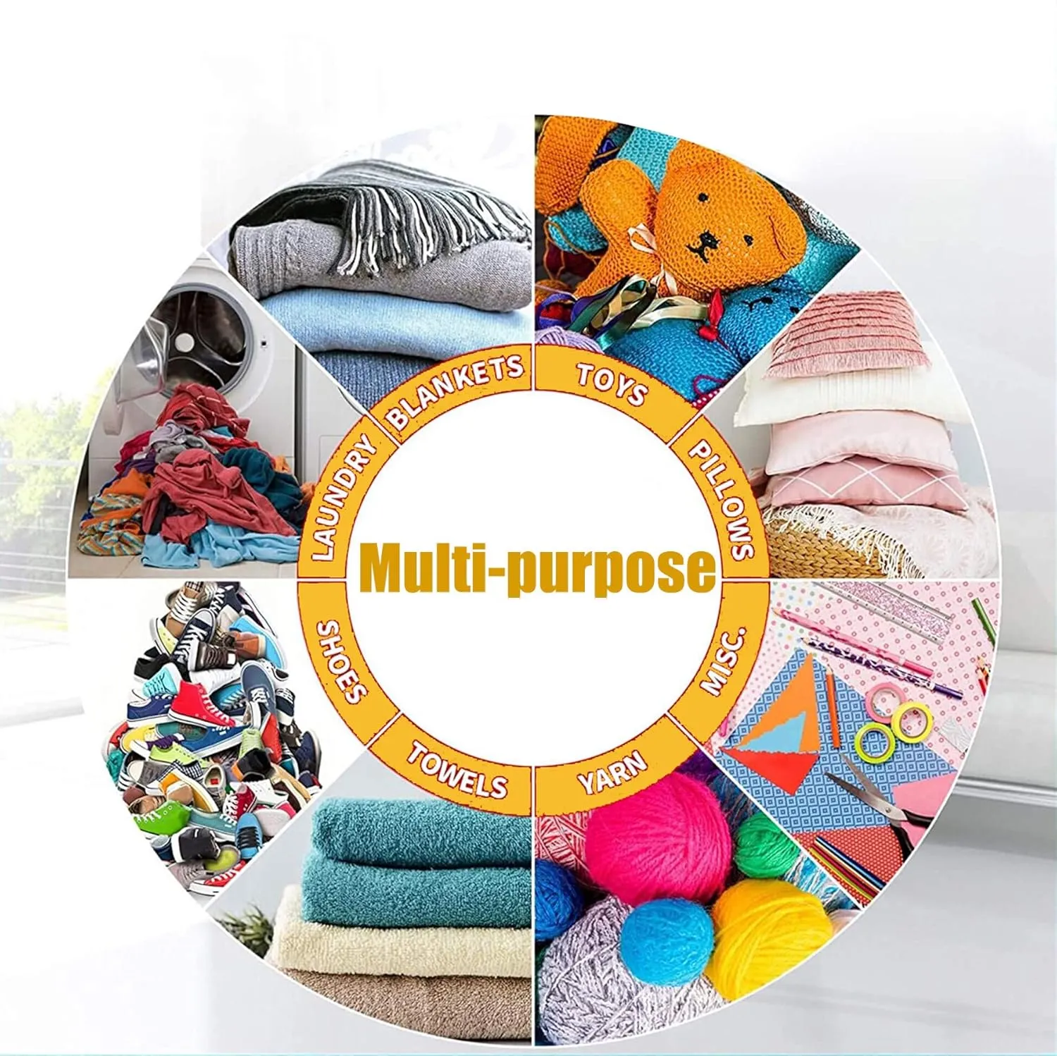 visesunny Storage Basket Love Cat Nursery Hamper Canvas Fabric Toy Storage Organizer Bin Storage Box Laundry Basket for Kid Rooms,Playroom,Shelves,Toy Basket