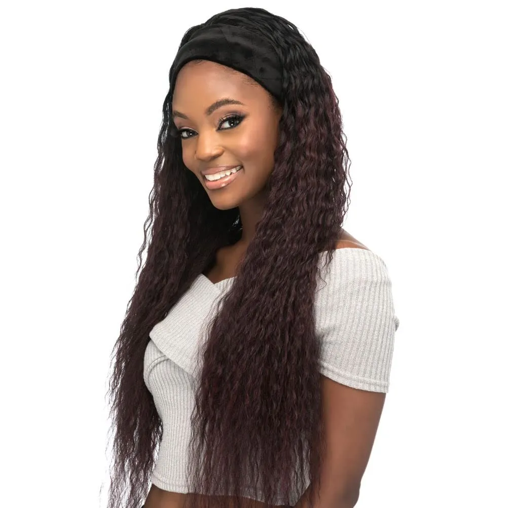 Vivica A. Fox HB-JOA - Heat Resistant Fiber Headband Wig in Color 2, Medium Brown