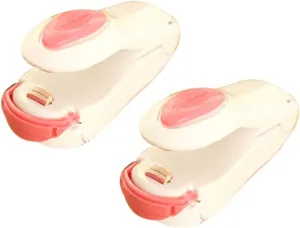 VOSAREA Mini Bag Sealer Machine Portable Heat Sealing Tool for Travel Vacuum Sealing Abs Plastic Easy to Use for Food Clothing Storage