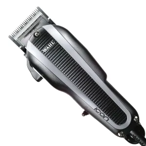 Wahl Professional Icon Corded Clipper V9000 Motor Heavy Duty Grooming Tool Includes 8 Cutting Guides