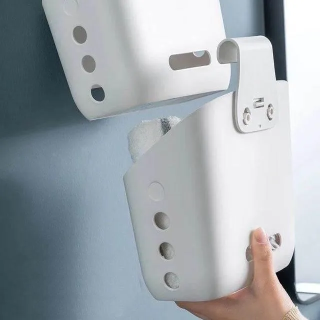 Wall-Mounted Stackable Storage Basket - Simple Hanging Organizer
