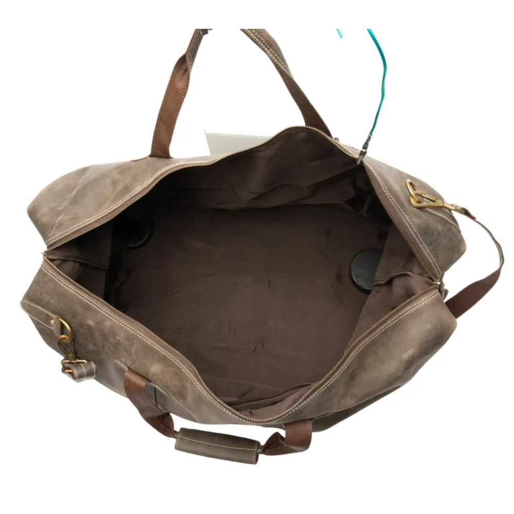 Wanderlust Vintage Leather Duffle bag