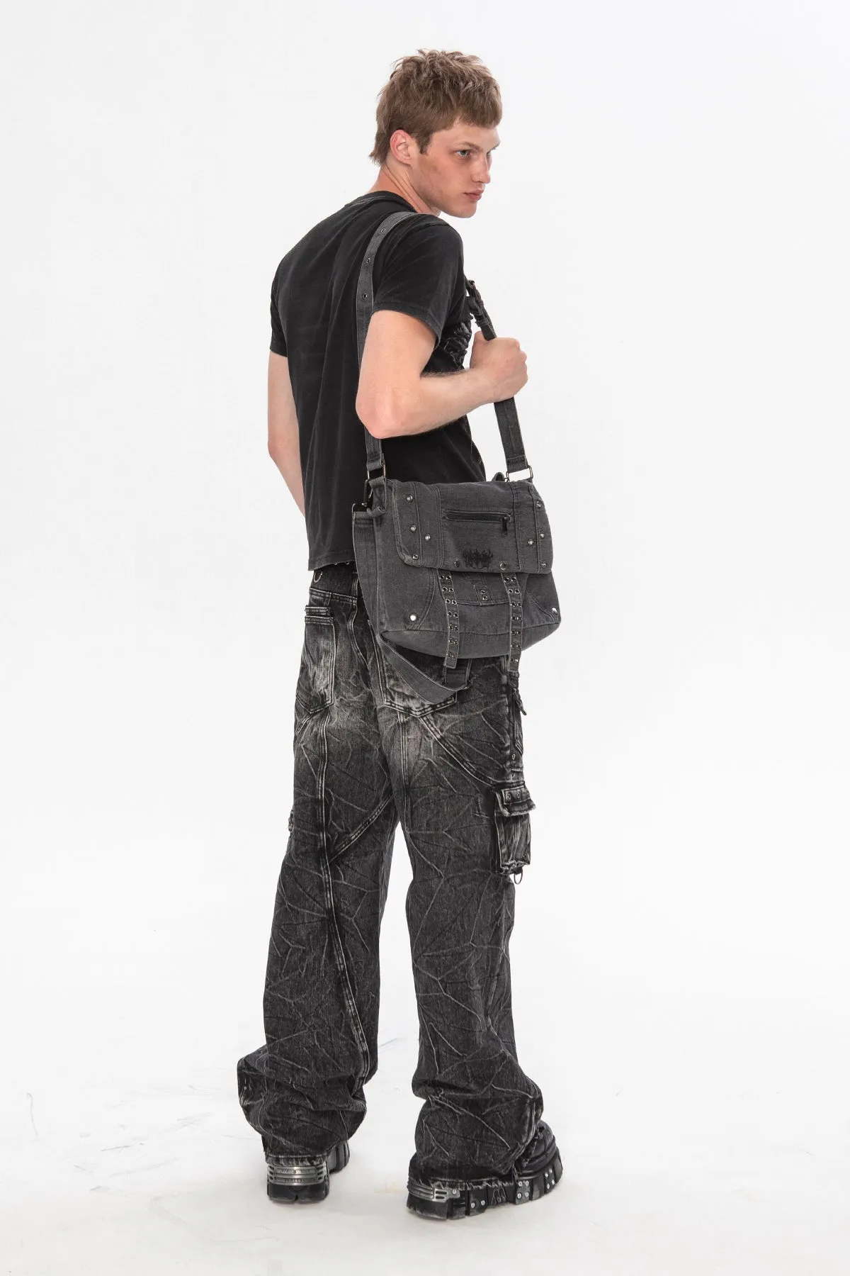 Washed Denim Bag