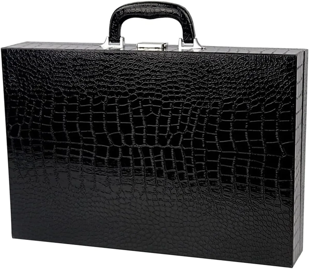 Watch Box Watch Case Watch Organizer Display Crocodile Pattern PU Leather 24 Slots 12 Positions Watch Box Watch Holder Tray Storage Case Watch Organiser Men