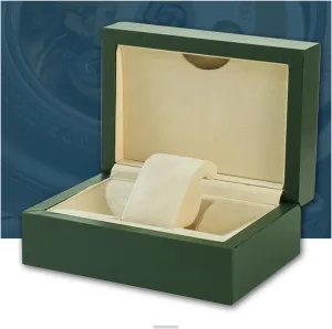 Watch Box Wooden Watch Box Vintage Green Watch Box PU Leather Gift Box Jewelry Display Storage Box Jewelry Collection High End Packaging Box watch storage box