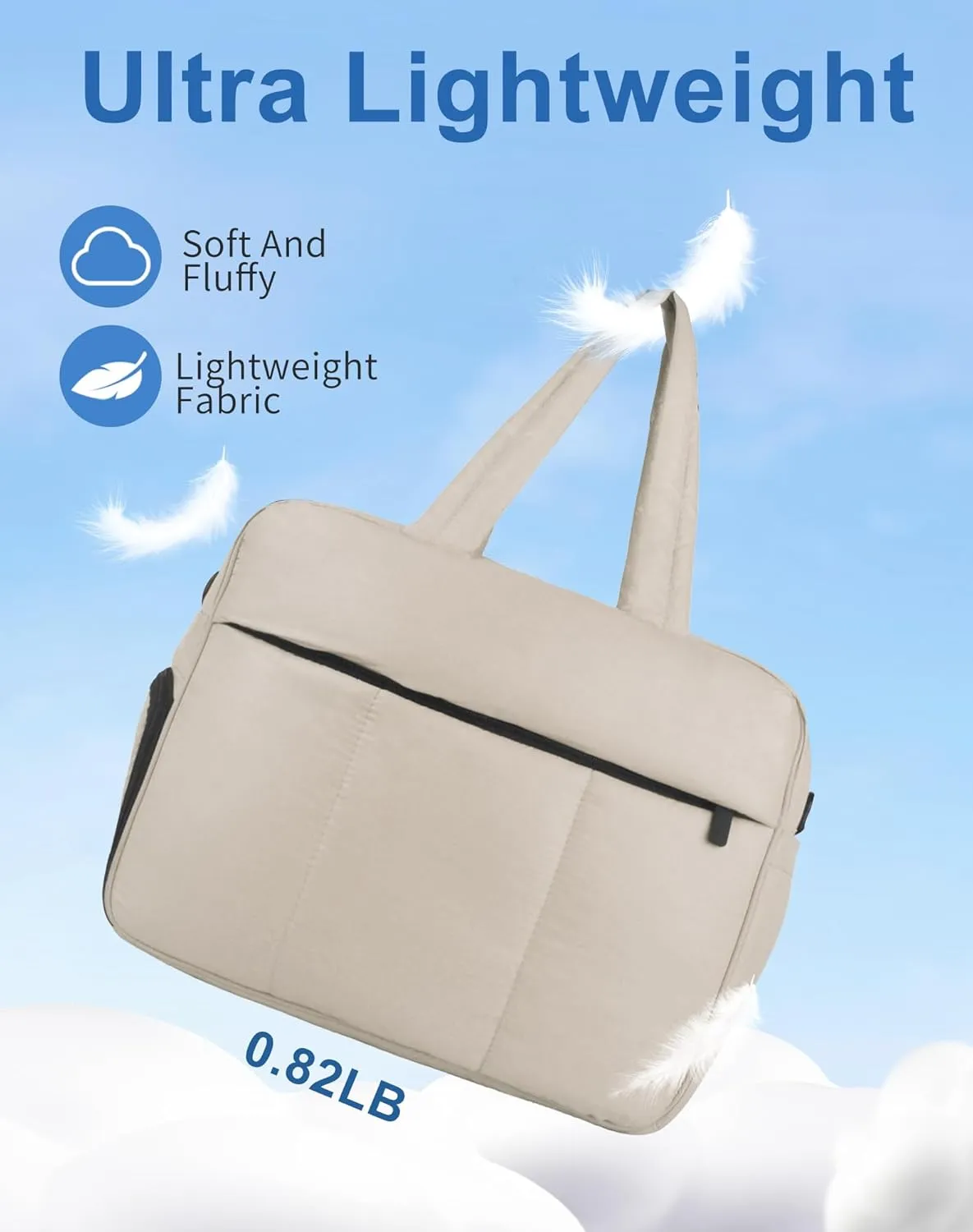 Weekender Bags for Women, Lightweight Puffer Tote Overnight Weekend Carry On Gym Duffle Bag with Shoe Compartment for Travel