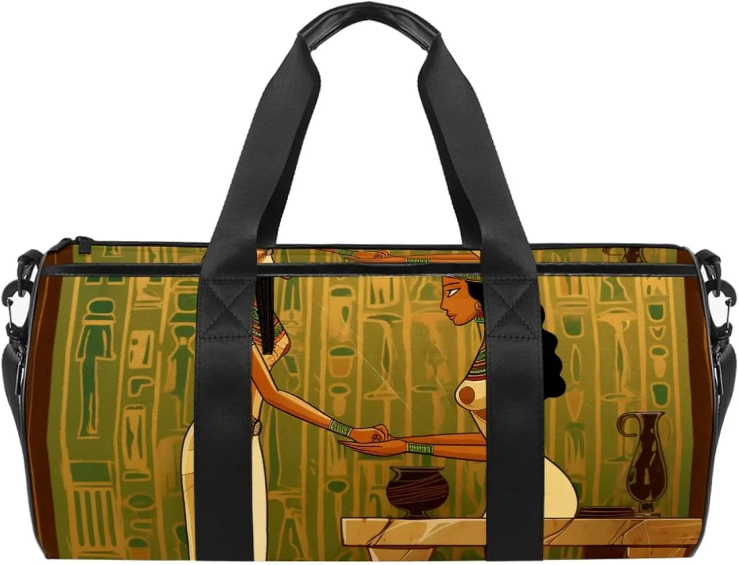 Weekender Travel Bag,Small Gym Bag,Ancient Egypt Indian Woman,Gym Duffle Bag, A5bu2ztwgbfv, Hx9q6xqyzohw