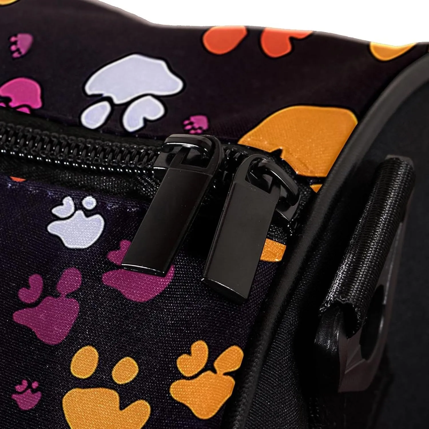 Weekender Travel Bag,Small Gym Bag,Bones and Paw Print,Gym Duffle Bag