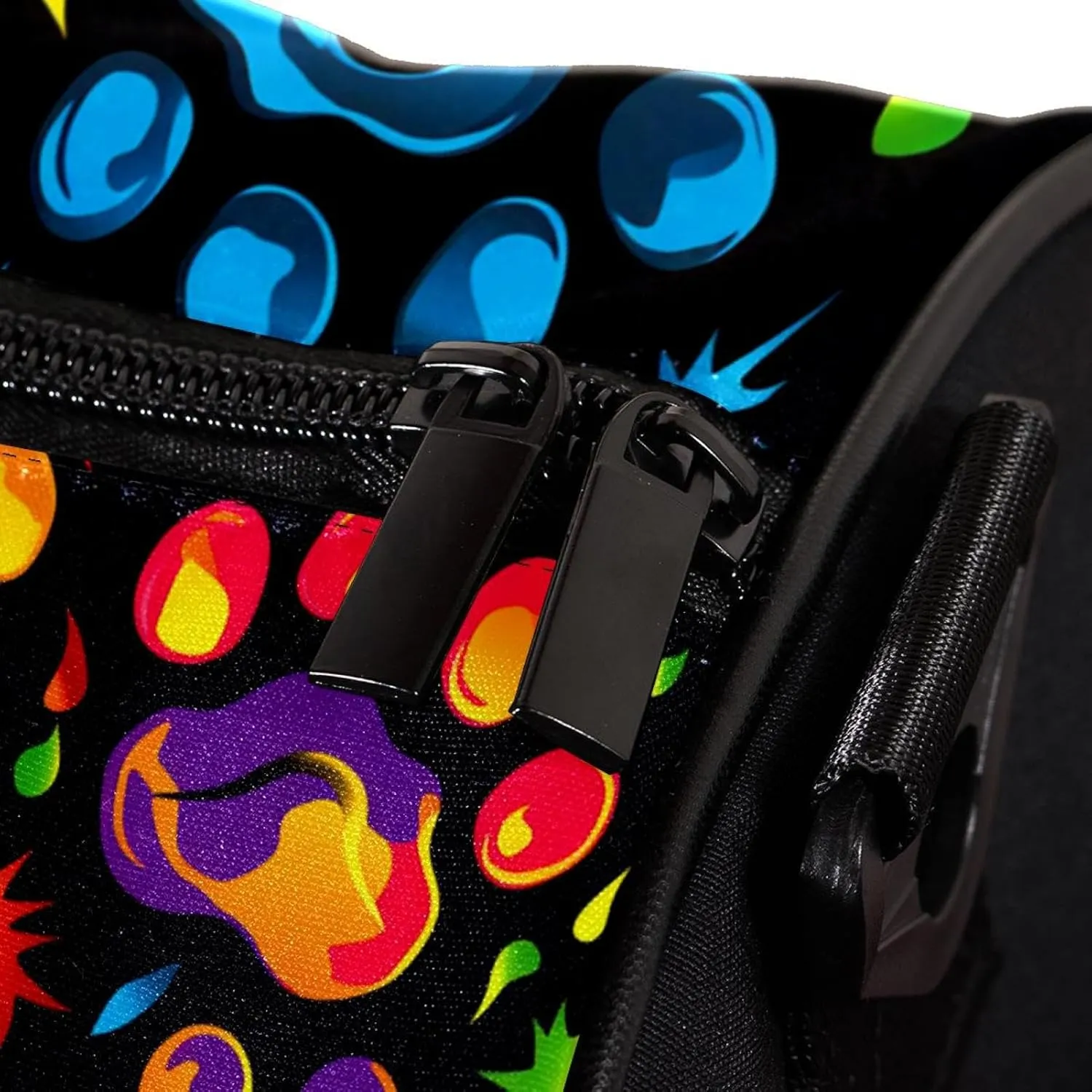 Weekender Travel Bag,Small Gym Bag,Colorful Dog Paw Print,Gym Duffle Bag