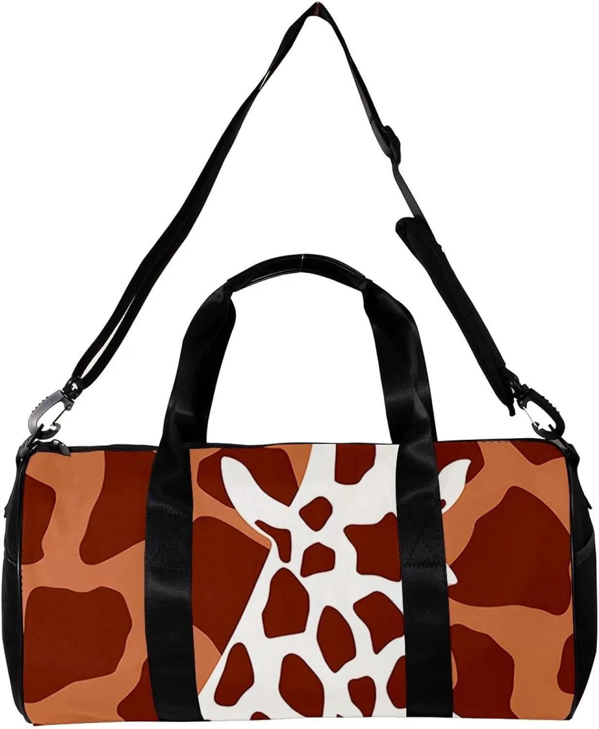 Weekender Travel Bag,Small Gym Bag,Free Giraffe Print Vector,Gym Duffle Bag