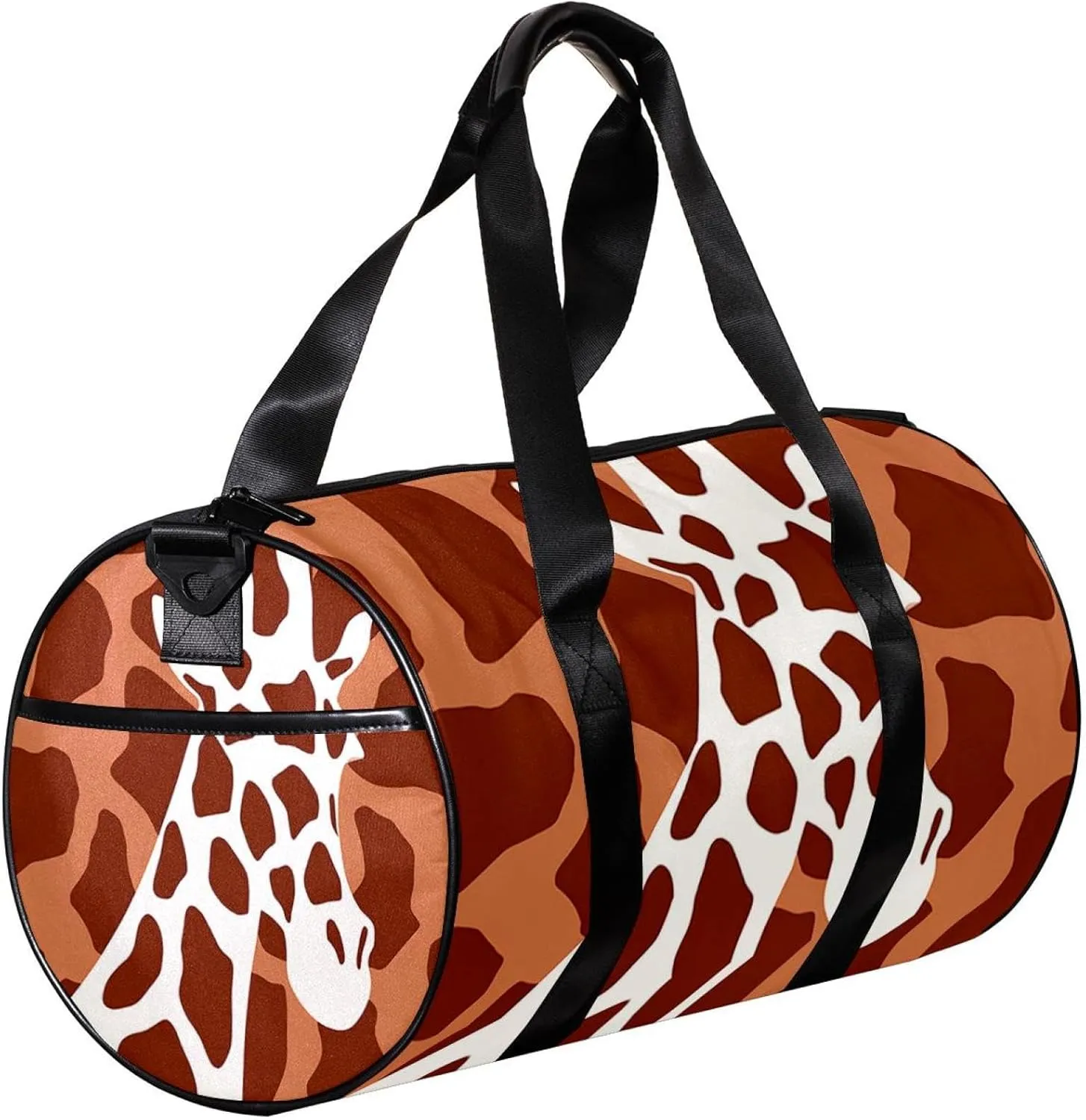 Weekender Travel Bag,Small Gym Bag,Free Giraffe Print Vector,Gym Duffle Bag