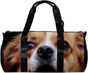 Weekender Travel Bag,Small Gym Bag,French Bulldog,Gym Duffle Bag