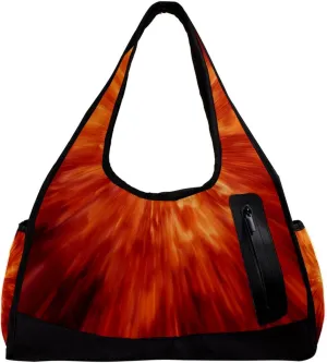 Weekender Travel Bag,Small Gym Bag,Visual Sun Sunlight,Gym Duffle Bag