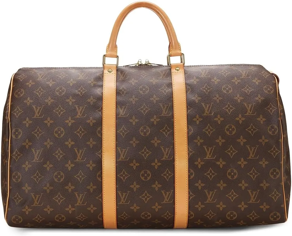 What Goes Around Comes Around Women's Pre-Loved Louis Vuitton Monogram Keep All Duffle 50, Brown, One Size