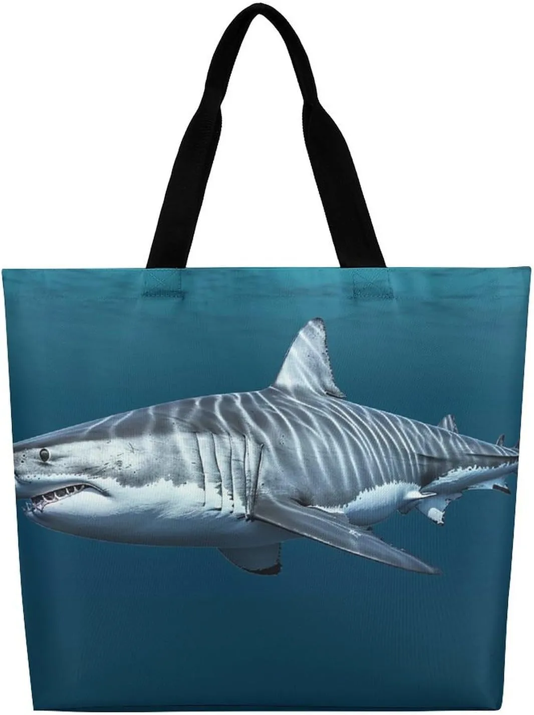 White Head Eagle Tote Bag for Women Reusable Grocery Shoulder Bags Shopping Bag for Travel, Groceries