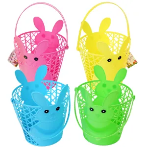 Wholesale Plastic Easter Bunny Basket - 8.25 (2pcs)
