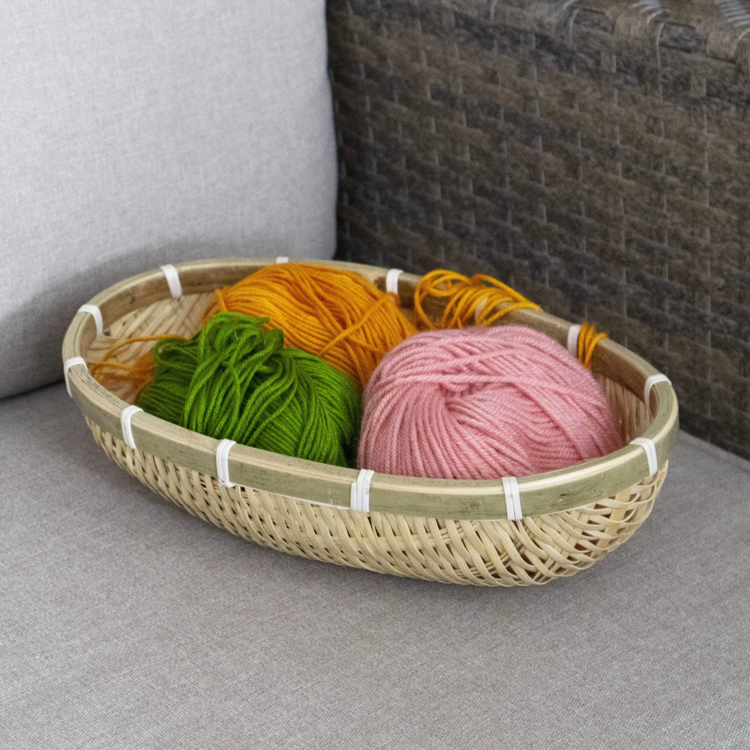 Wicker Wire Fruit Storage Basket