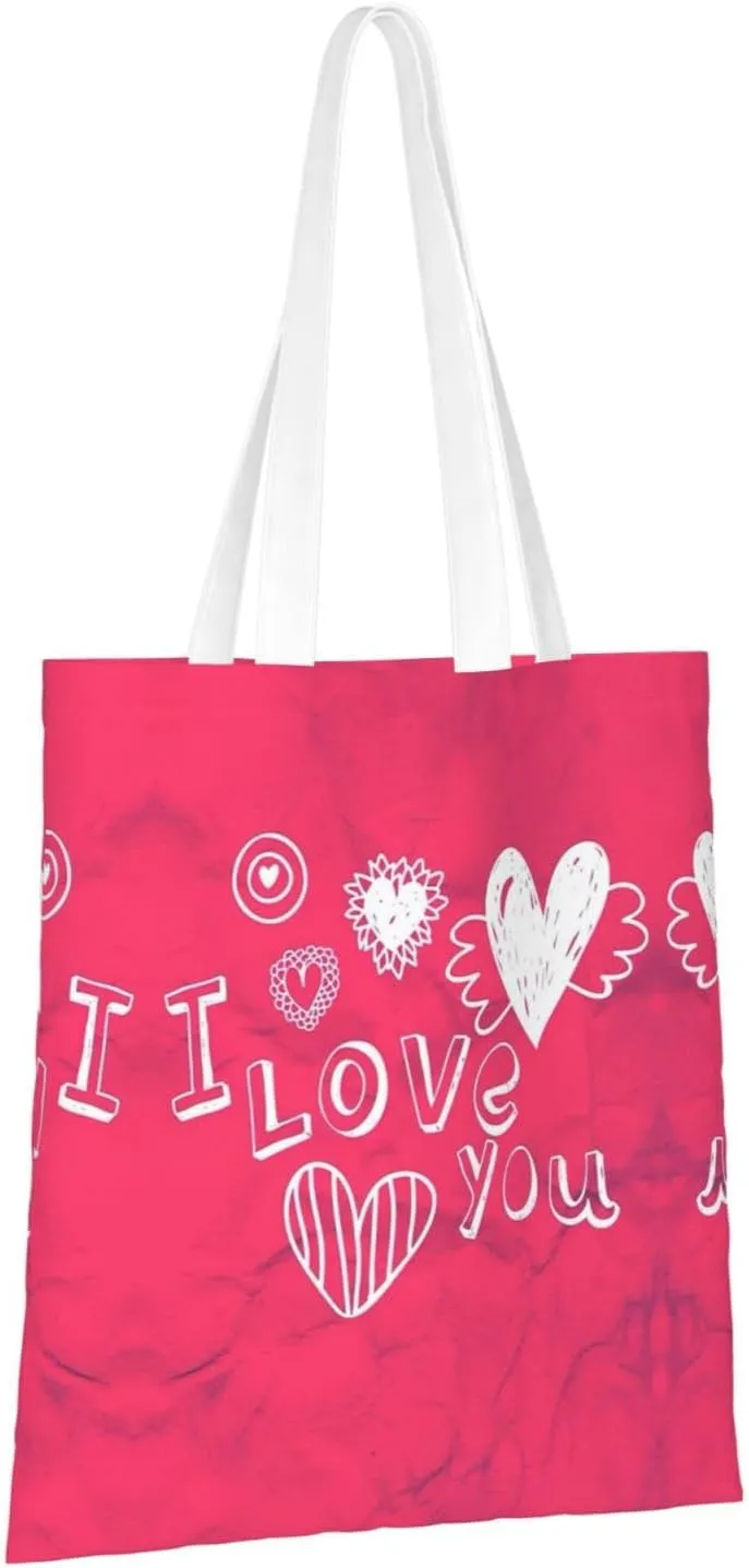 Wild Animals Print Large Canvas Beach Travel Reusable Grocery Shopping Tote Bag Portable Storage Handbag