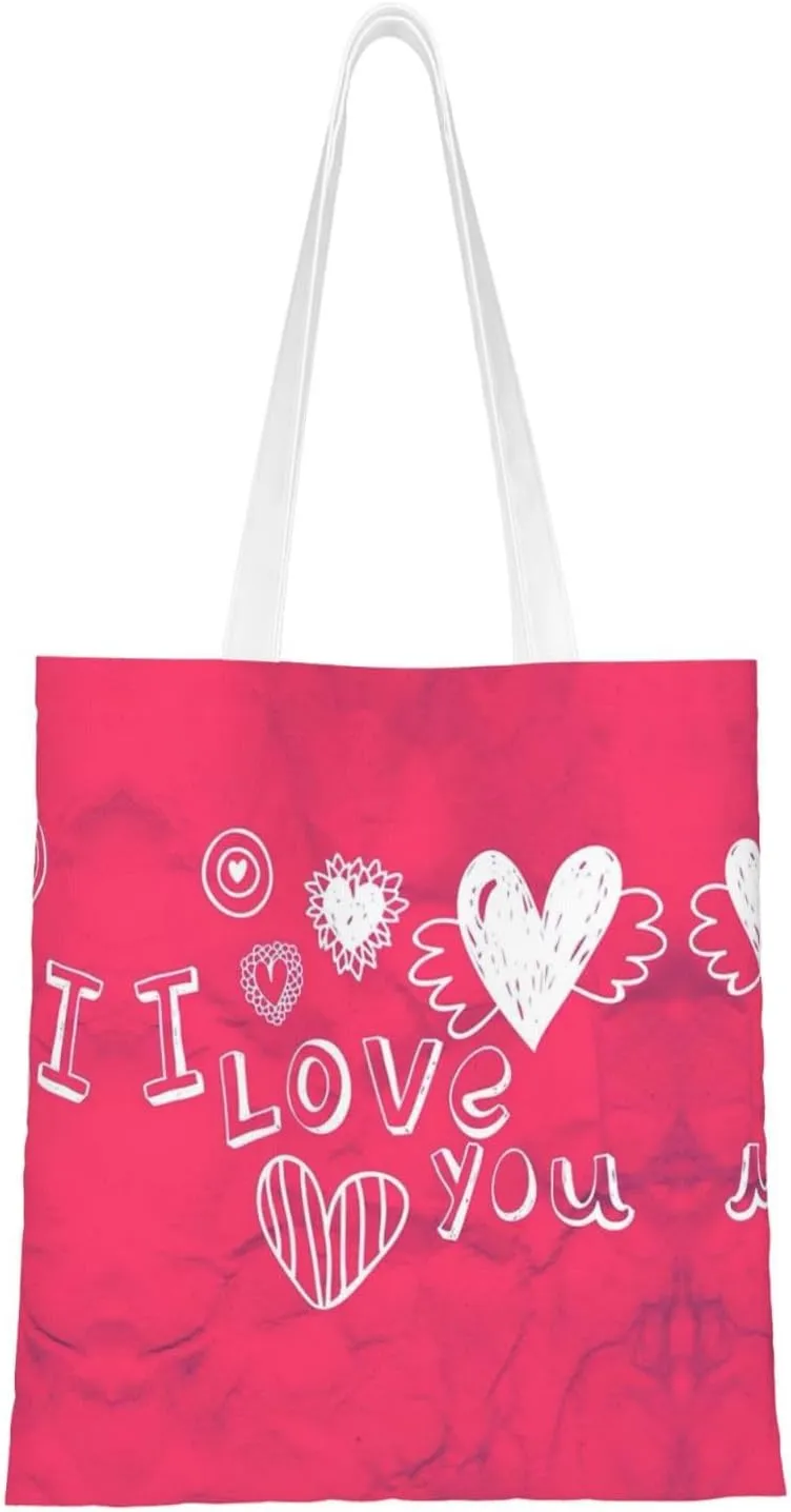 Wild Animals Print Large Canvas Beach Travel Reusable Grocery Shopping Tote Bag Portable Storage Handbag