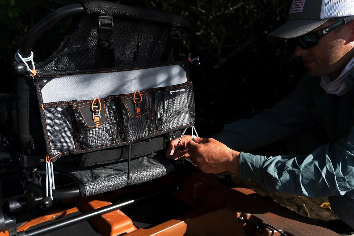 Wilderness Systems Mesh Storage - Kayak Storage Comparments - Attaches to Seat