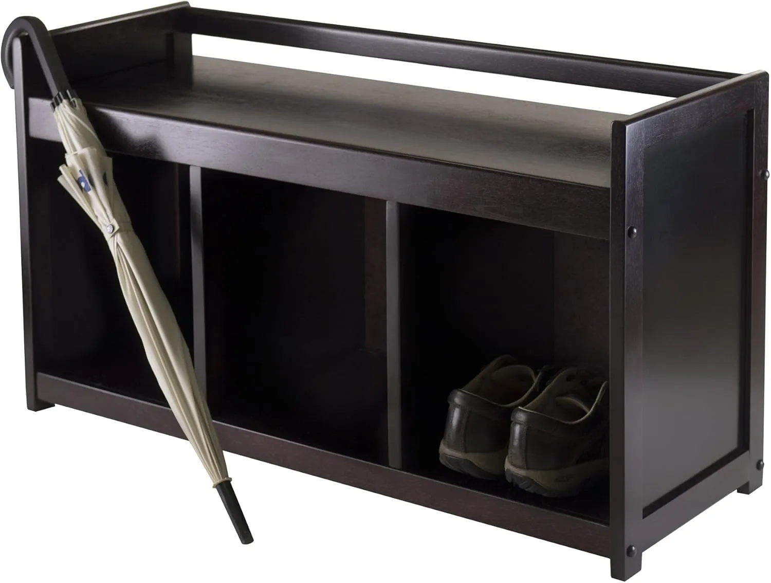 Winsome Addison Bench, Only Ben, Dark Espresso