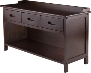 Winsome Adriana Bench, Walnut
