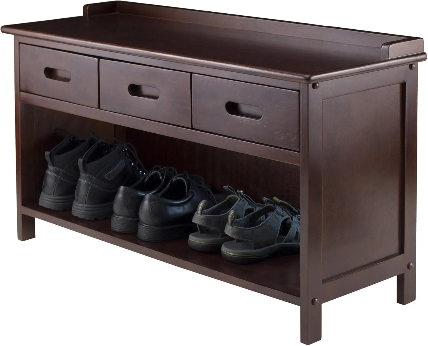 Winsome Adriana Bench, Walnut